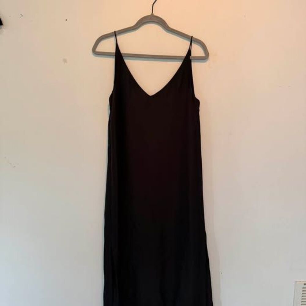Grana Silk V-Neck Slip Dress Size S